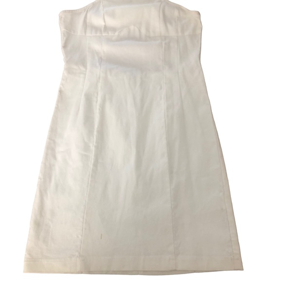 Lulu’s Bodycon Cream Mini Dress with cut out back SZ S - Picture 11 of 13